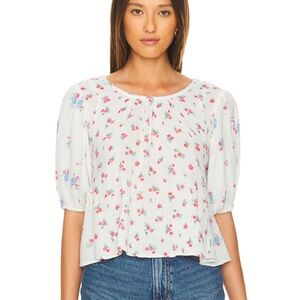 We The Free Floral Backless Top